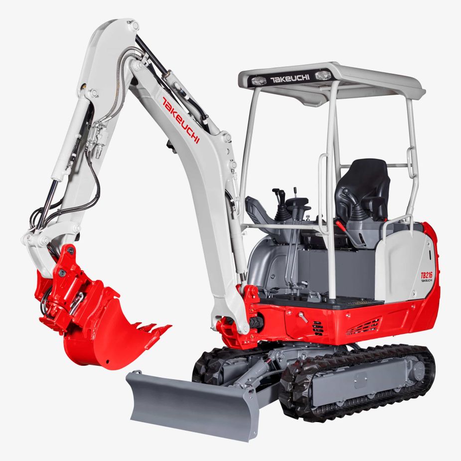 BMK Baumaschinen Services - Takeuchi TB 216 ÜB Minibagger für kompakte und effiziente Bauprojekte in Wien und Niederösterreich