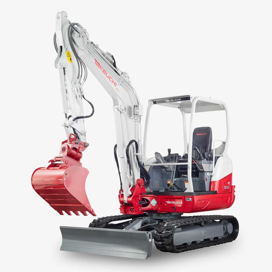 BMK Baumaschinen Services - Takeuchi TB 240 ÜB Minibagger für vielseitige Bauprojekte in Wien und Niederösterreich