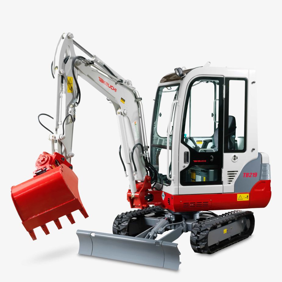 BMK Baumaschinen Services - Takeuchi TB 219 A Minibagger für präzise und vielseitige Bauprojekte in Wien und Niederösterreich